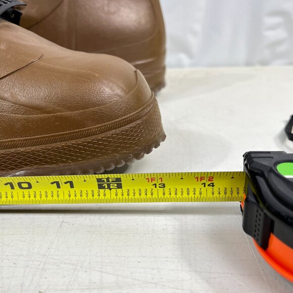 NEW Northerner 2 Buckle Hi-Chore Overshoe - Men 12 Brown Rubber Waterproof 41801 - Picture 15 of 15